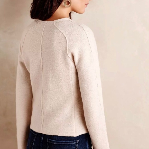 Anthropologie Wool Moto Jacket - Picture 3 of 10